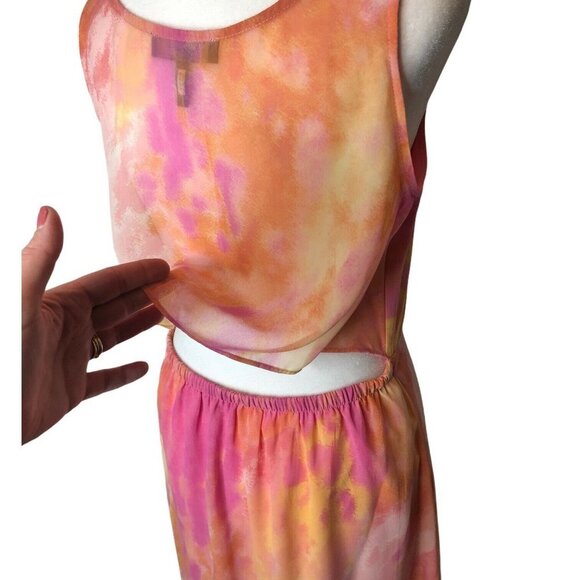 Jessica Simpson S Charleston Dress Sheer Open Back - Picture 5 of 9